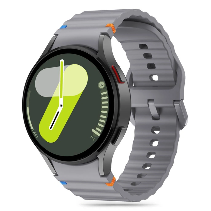 Tech-Protect Silicone Sport Samsung Galaxy Watch 4/5/5 Pro/6/7/FE Crayon Grey