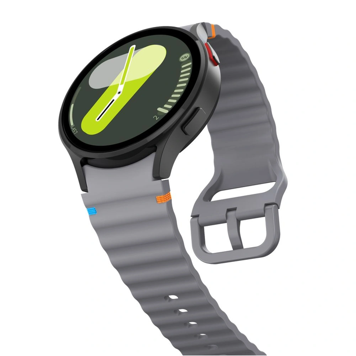Tech-Protect Silicone Sport Samsung Galaxy Watch 4/5/5 Pro/6/7/FE Crayon Grey
