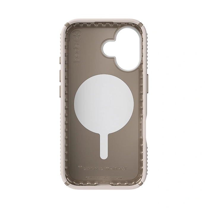 Case Speck Presidio2 Grip ClickLock & MagSafe Apple iPhone 16 (Bleached Bone / Heirloom Gold / Hazel Brown)