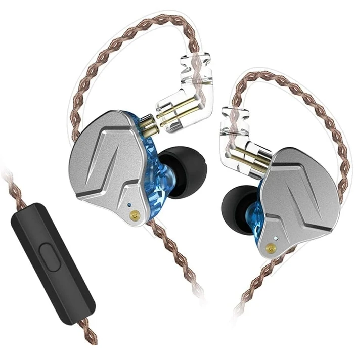 KZ Ακουστικά In Ear Monitor ZSN PRO Blue Mic