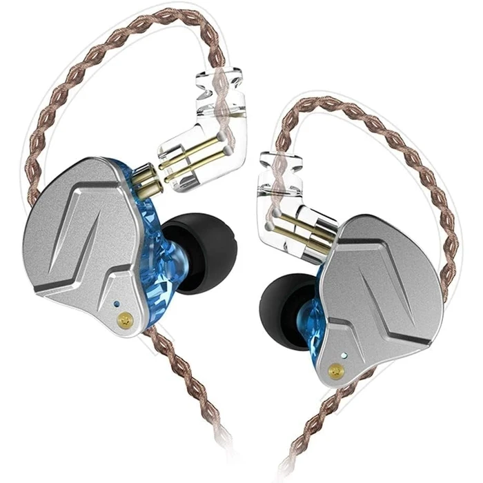 KZ In Ear Monitor Earphones ZSN PRO Blue No Mic