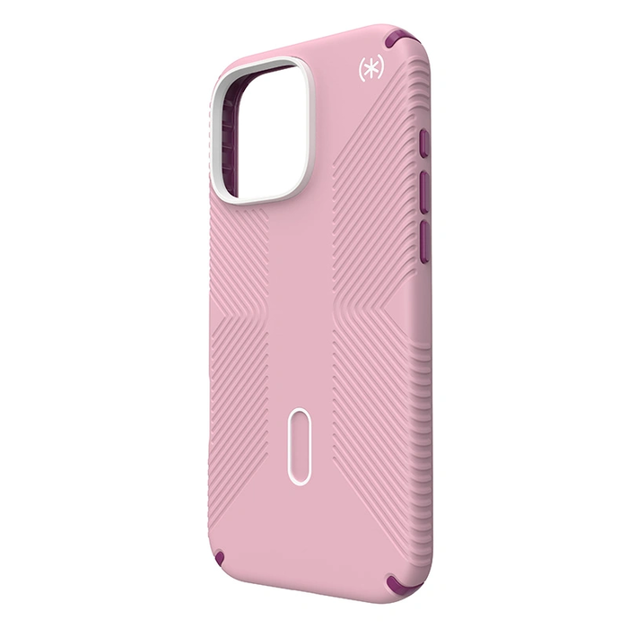 Case Speck Presidio2 Grip ClickLock & MagSafe Apple iPhone 16 Pro Max (Wednesday Pink / Boysenberry Purple / White)