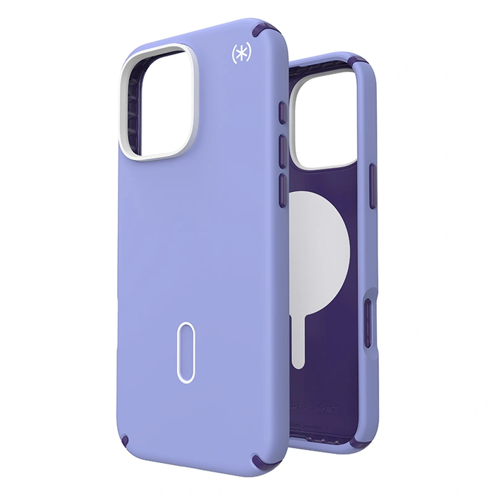 Case Speck Presidio2 Pro ClickLock & MagSafe Apple iPhone 16 Pro Max (Future Lavender / Cassis Purple / White)
