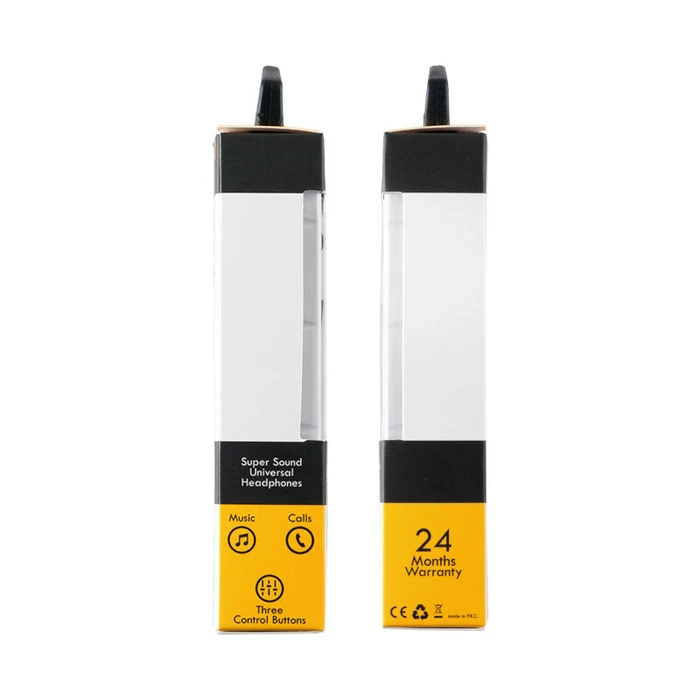 Handsfree Ακουστικά NSP RIPPLY HN28 Στέρεο Μαύρο 3.5mm On/Off Type-C 1.2m