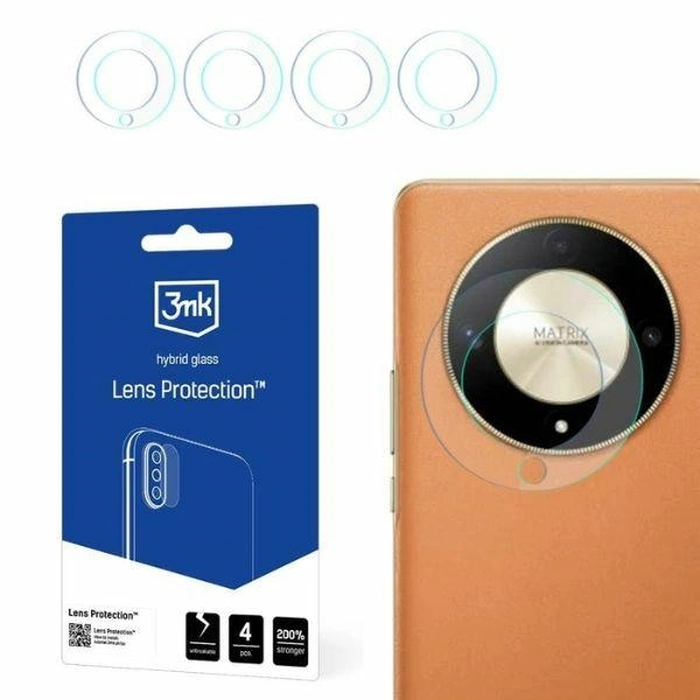 Hybrid glass for camera lens 3MK Lens Protect Honor Magic6 Lite 5G [4 PACK]