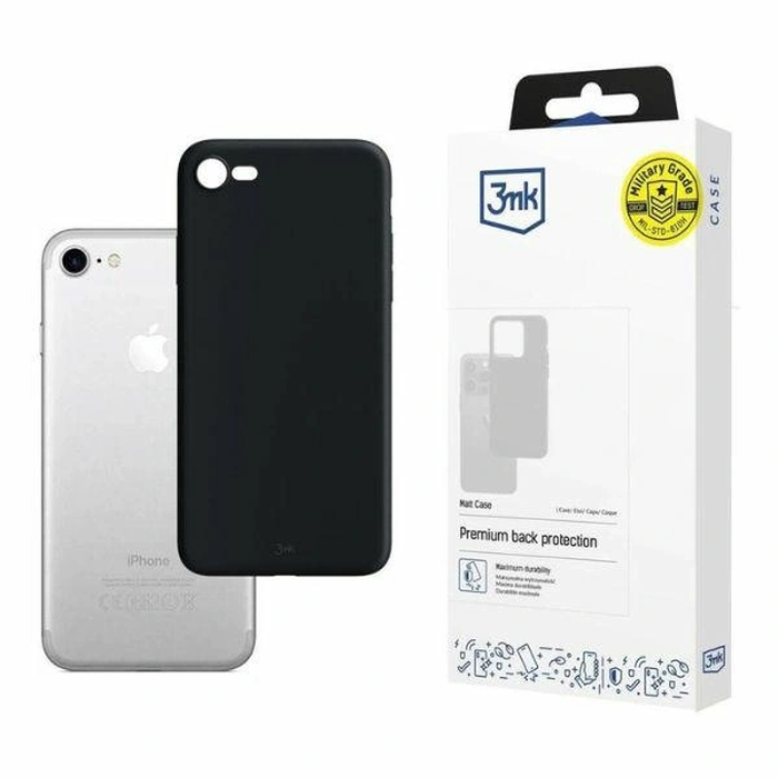 Case 3MK Matt Case Apple iPhone 7/8 black