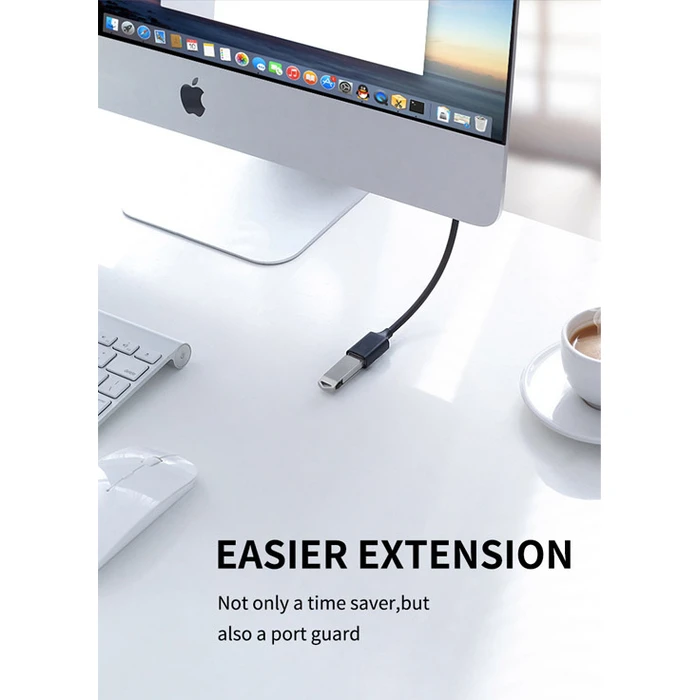 Καλώδιο USB Cabletime Προέκτασης Ct-Amafn, 5Gbps, 2M, Μαύρο