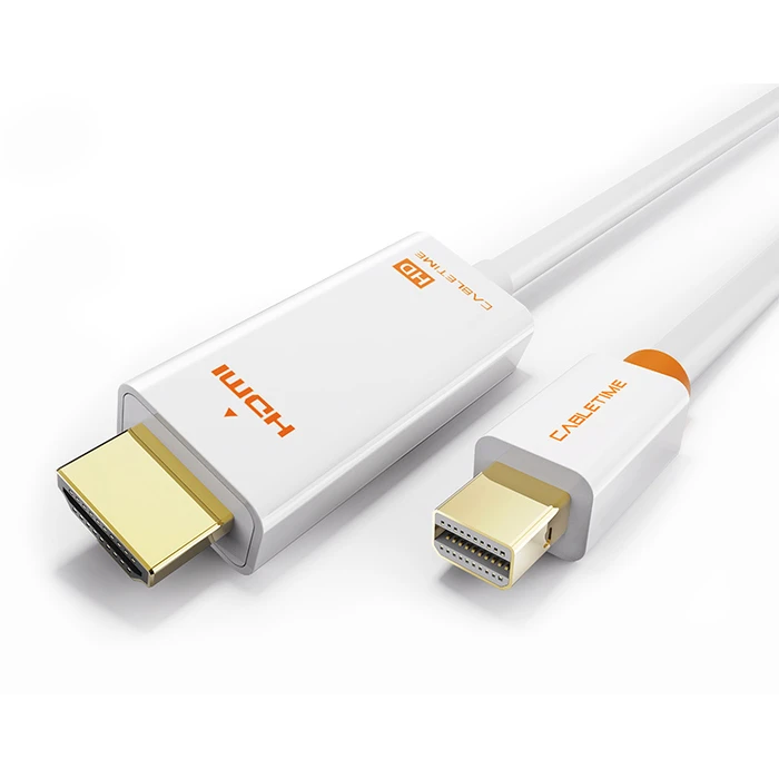 Καλώδιο HDMI Cabletime σε Mini DisplayPort CT-03G, 1080p, 1.8m, λευκό
