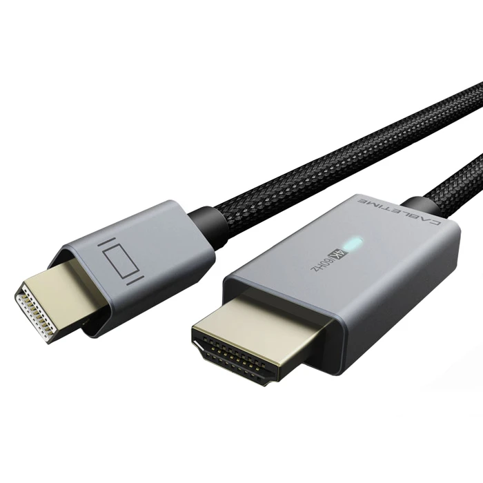 Καλώδιο HDMI Cabletime σε Mini DisplayPort CT-P03G4K, 4K, 1.8m, μαύρο