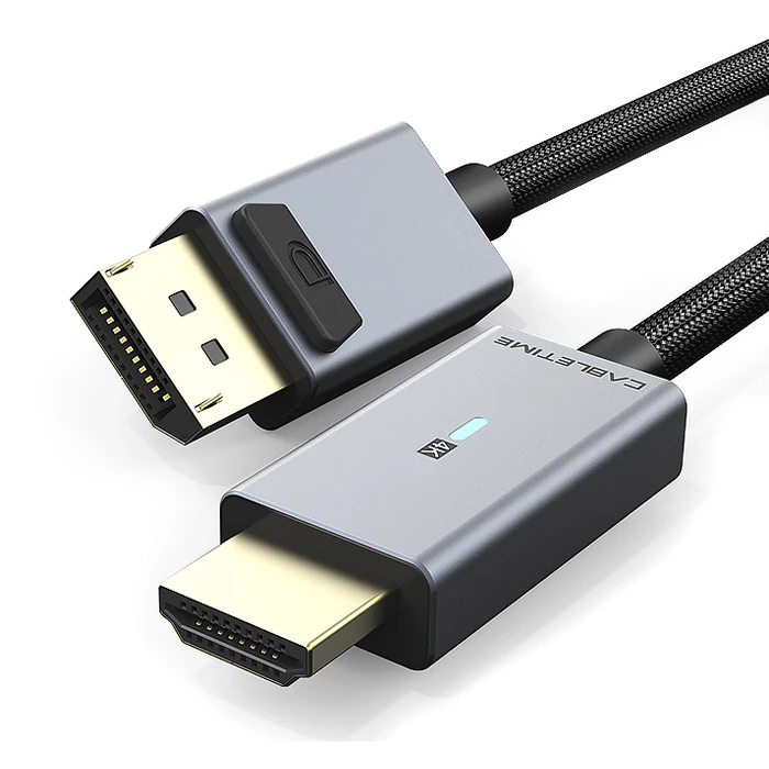 Καλώδιο DisplayPort Cabletime σε HDMI CT-P02G4K, 4K, 1.8m, μαύρο
