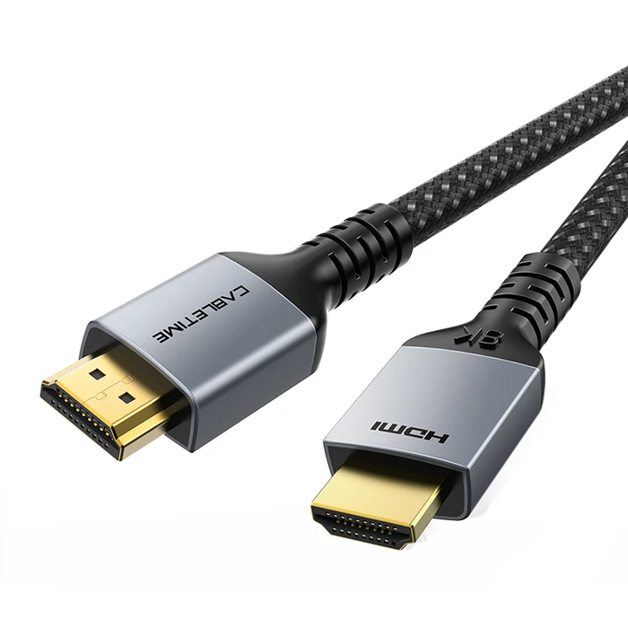 Καλώδιο HDMI Cabletime 2.1 CT-HM8K, 8K/60Hz, 48Gbps, 28AWG, 2m, μαύρο