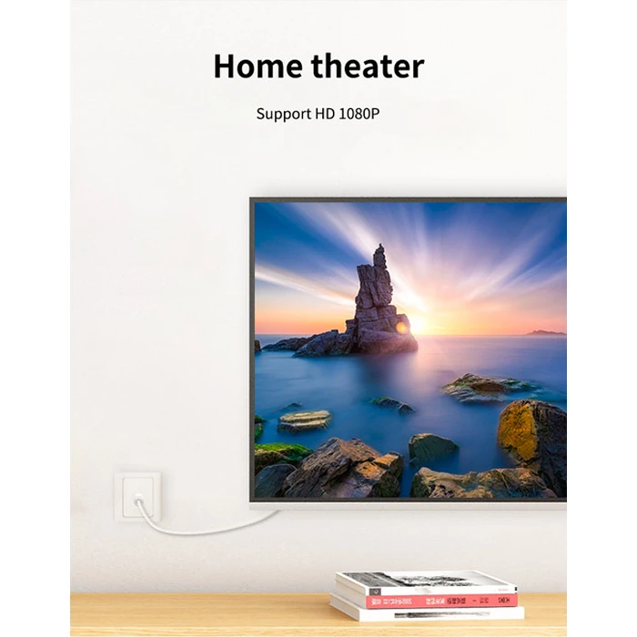 Καλώδιο Κεραίας Cabletime Ct-Av101, 75Ohm, 2M, Λευκό