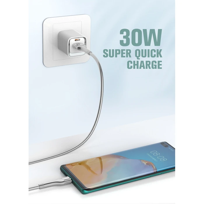 Καλώδιο Ligntining Ldnio σε USB LS652, 30W, 2m, γκρι