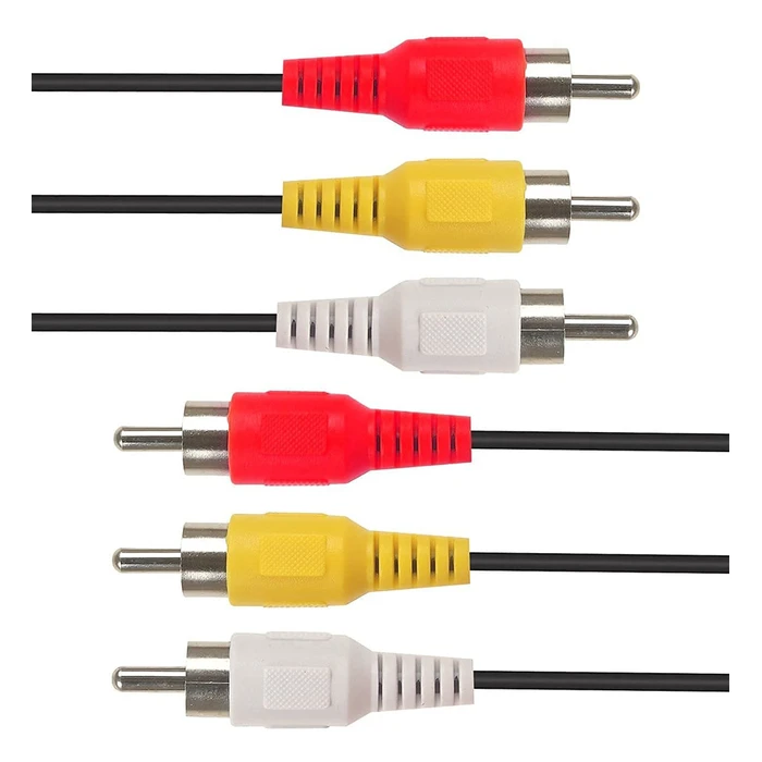 Καλώδιο Ήχου Cabletime Καλώδιο Ήχου 3X Rca Σε 3X Rca Av240-33N, 1.5M, Μαύρο