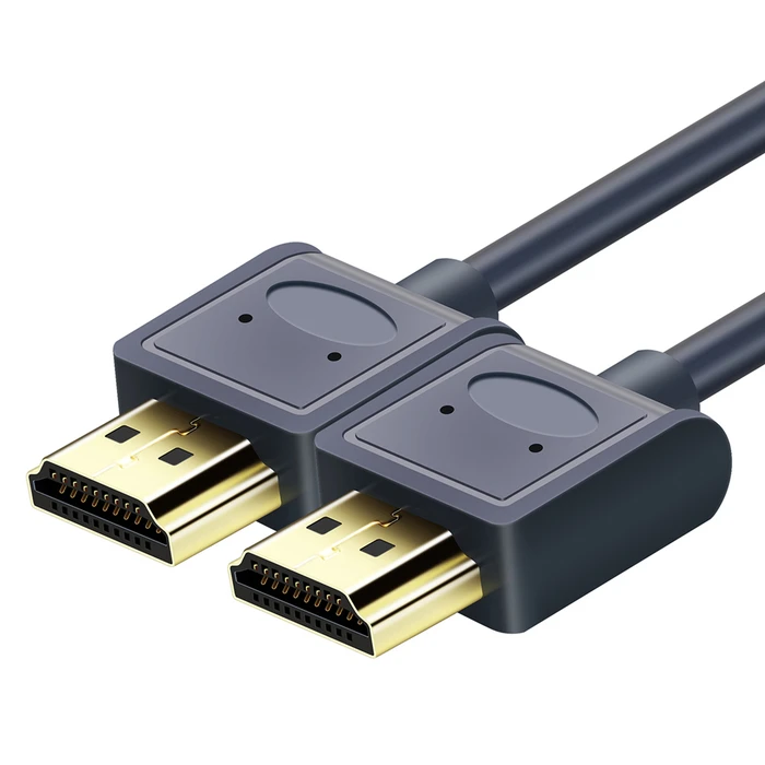 Καλώδιο HDMI Cabletime Av540-Usheaag με Ethernet, Slim, 4K/60Hz, 18 Gbps, 1.8M, Μπλε
