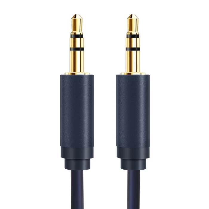 Καλώδιο Ήχου Cabletime 3.5mm CT-Av301-H11G, Gold Plated, 1M, Μπλε
