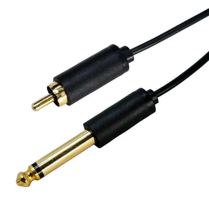 Cabletime Cable 6.3mm male - RCA male 1.8m AV323-11RCAG