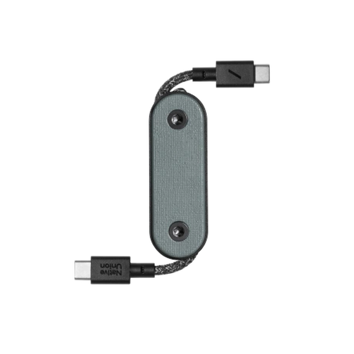 Cable Native Union Pocket Cable USB-C / USB-C 17cm (slate green)