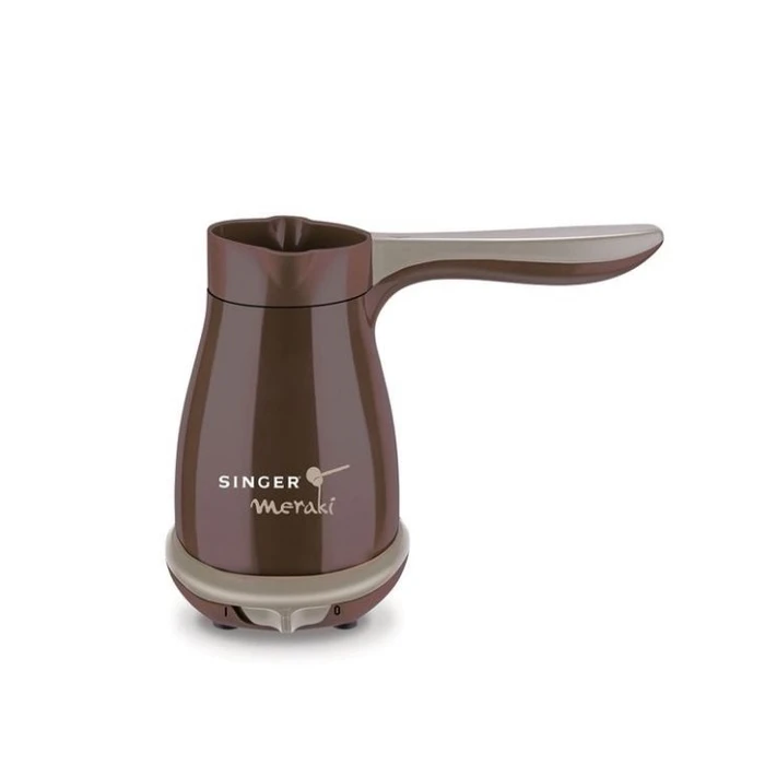 Ηλεκτρικό Μπρίκι Singer Meraki Καφέ New