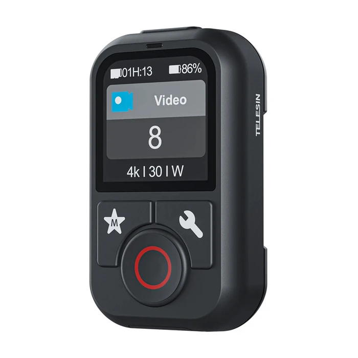 Ασύρματο Τηλεχειριστήριο Bluetooth για GoPro Hero 13/12/11/10/9/8 Black και Max - TELESIN S5-RMT-01-TGP (IP54)