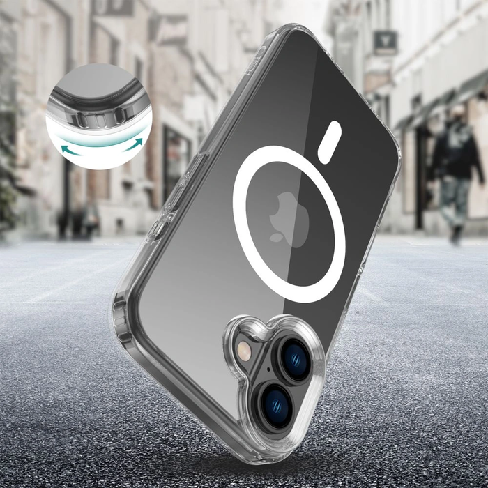 Tech-protect Flexair Hybrid MagSafe Case for Apple iPhone 16 Clear