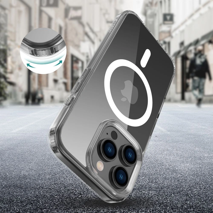 Tech-protect Flexair Hybrid MagSafe Case for Apple iPhone 16 Pro Clear