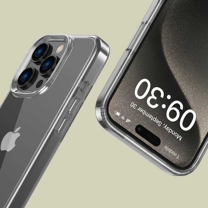 Case Tech-Protect Flexair Hybrid Apple iPhone 16 Pro Clear