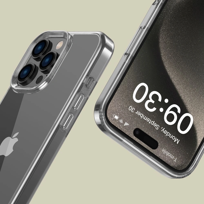 Case Tech-Protect Flexair Hybrid Apple iPhone 16 Pro Max Clear