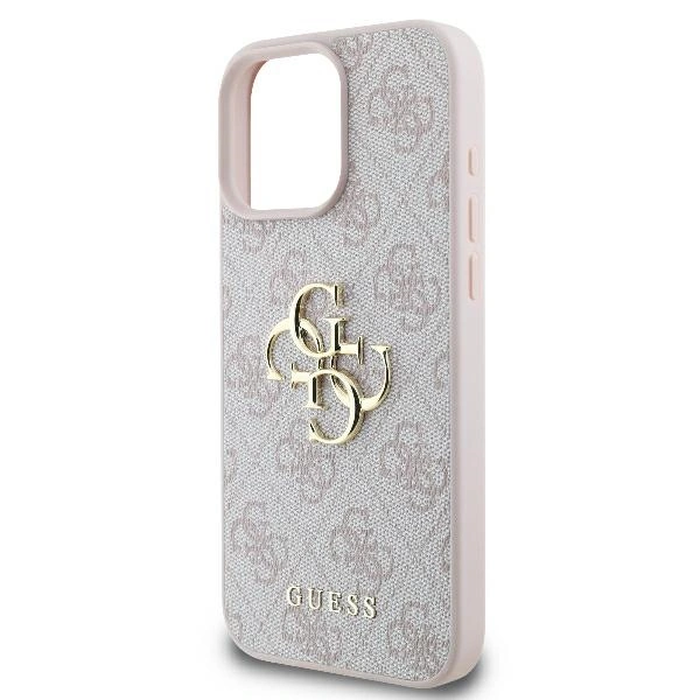 Case Guess GUHCP16L4GMGPI Apple iPhone 16 Pro hardcase 4G Big Logo pink