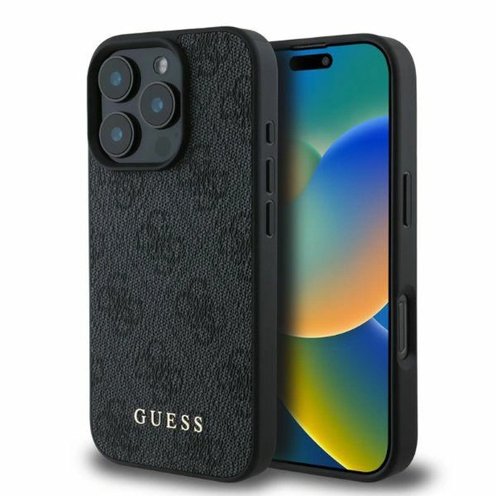 Case Guess GUHCP16LG4GFGR Apple iPhone 16 Pro hardcase 4G Classic black