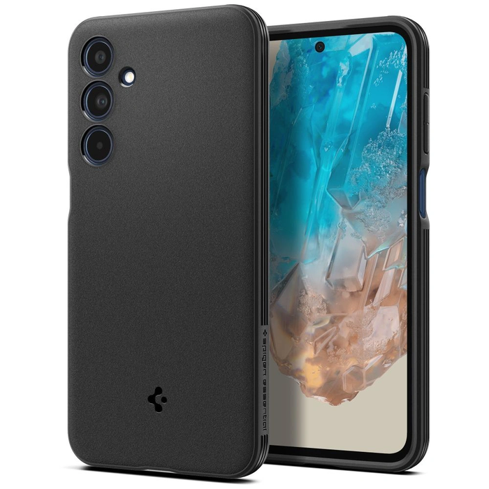 Case Spigen Essential Sandblast Samsung Galaxy M35 5G Matte Black