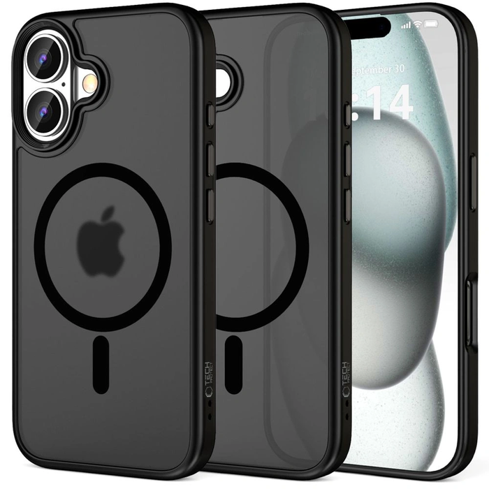 Case Tech-Protect MagMat MagSafe Apple iPhone 16 Matte Black