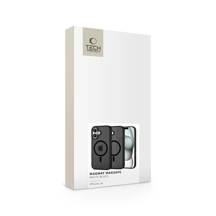 Case Tech-Protect MagMat MagSafe Apple iPhone 16 Matte Black