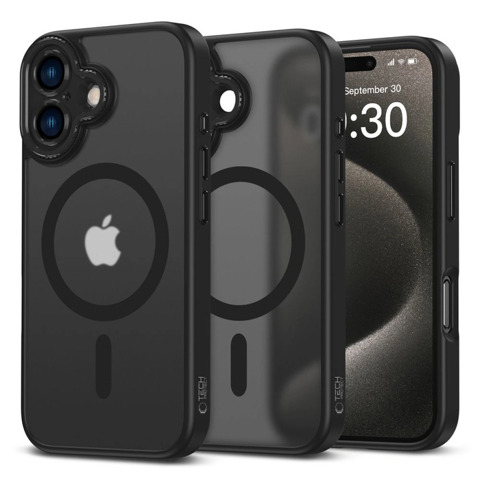 Case Tech-Protect MagCam MagSafe Apple iPhone 16 Matte Black