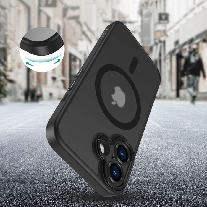 Case Tech-Protect MagCam MagSafe Apple iPhone 16 Matte Black