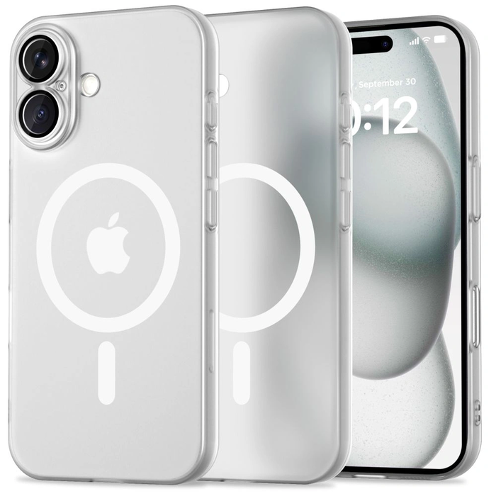 Tech-Protect Magslim MagSafe Apple iPhone 16 Matte/White