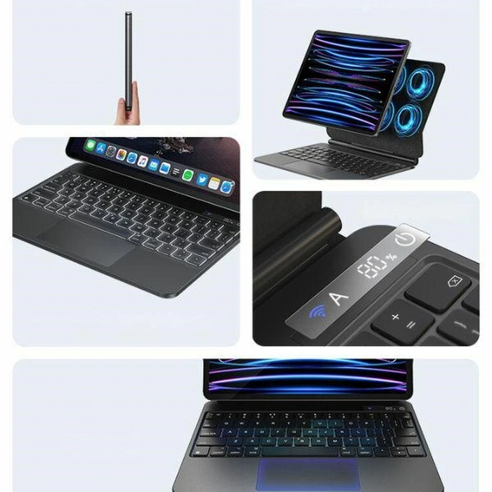 USAMS Miaoke Series Apple iPad Pro 12.9 2018/2020/2021/2022 (3, 4, 5, 6 gen) black