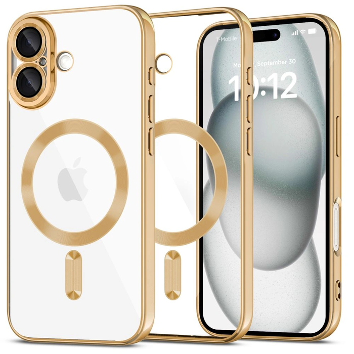 Tech-Protect MagFlex MagSafe Apple iPhone 16 Shiny Gold