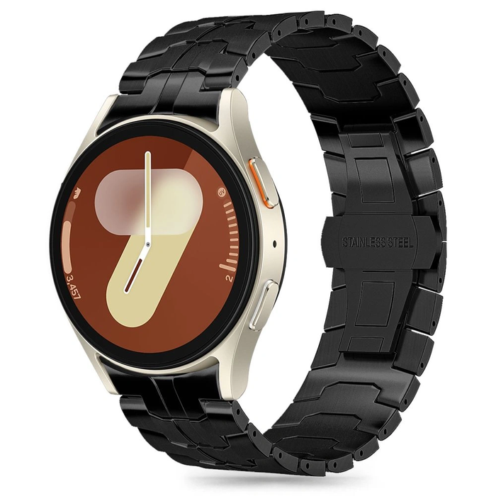 Tech-Protect Stainless Line Samsung Galaxy Watch 4/5/5 Pro/6/7/FE Black