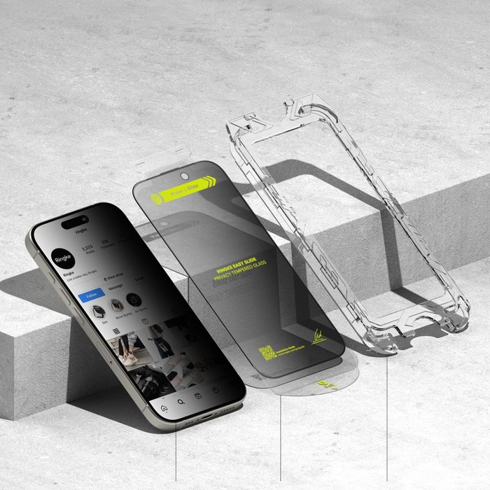 Ringke Easy Slide Apple iPhone 16 Pro Privacy [2 PACK]