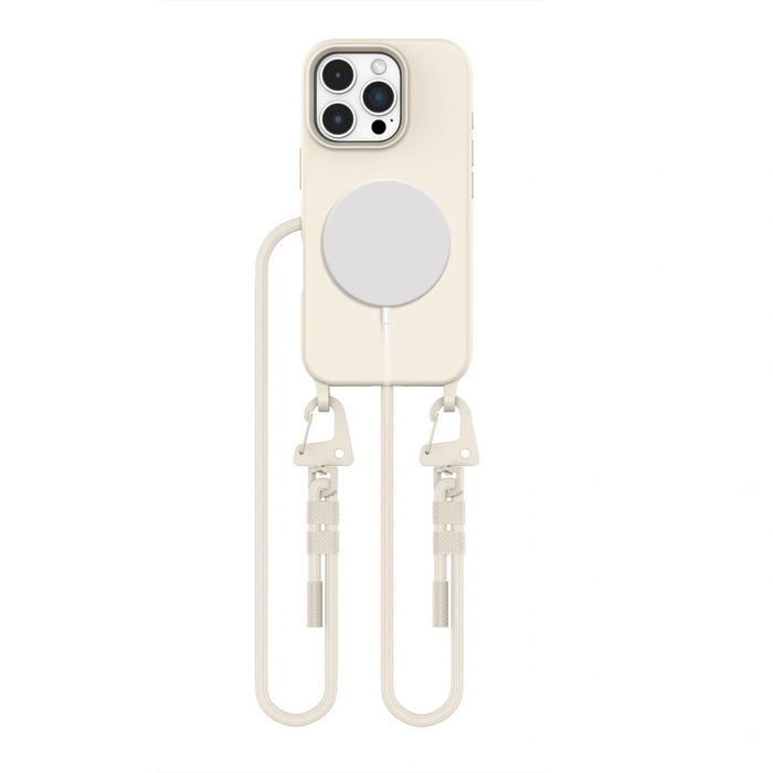 Tech-Protect Magnecklace MagSafe Apple iPhone 16 Pro Max Latte