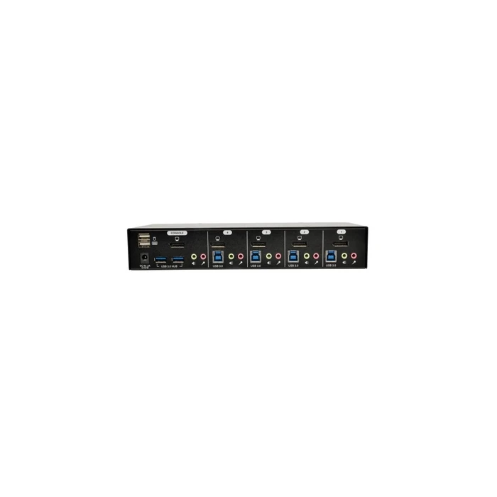 Eaton (Tripp Lite) 4-Port DisplayPort KVM Switch with Audio, Cables and USB 3.0 SuperSpeed Hub (B004-DPUA4-K)