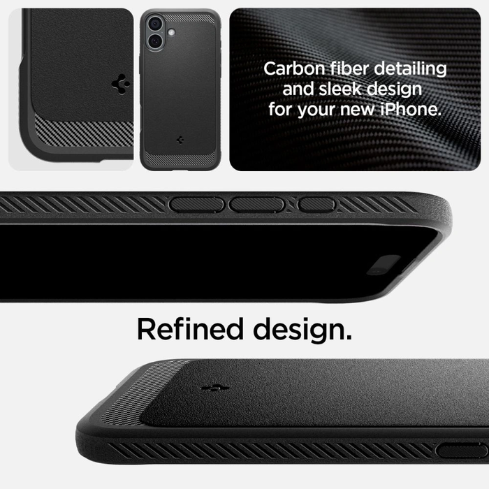 Spigen Rugged Armor Mag Magsafe Apple iPhone 16 Matte Black