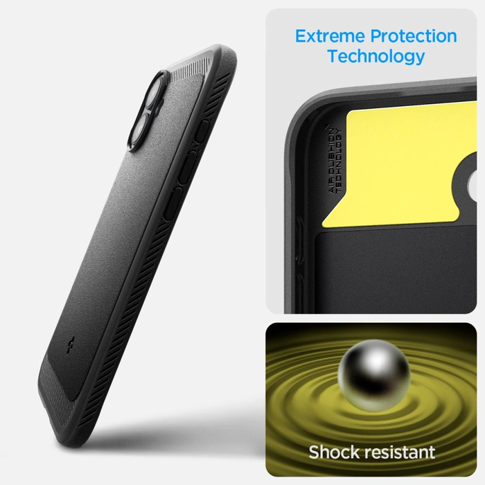 Spigen Rugged Armor Mag Magsafe Apple iPhone 16 Matte Black