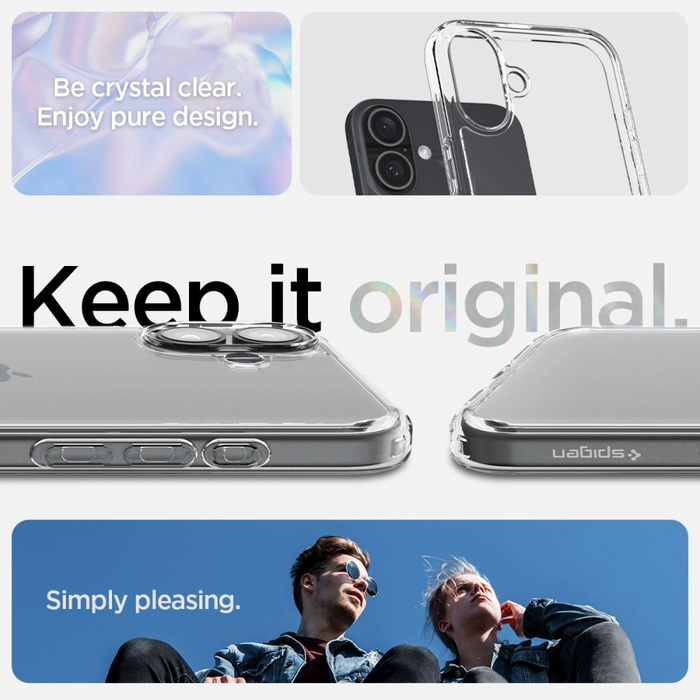 Spigen Ultra Hybrid Apple iPhone 16 Crystal Clear