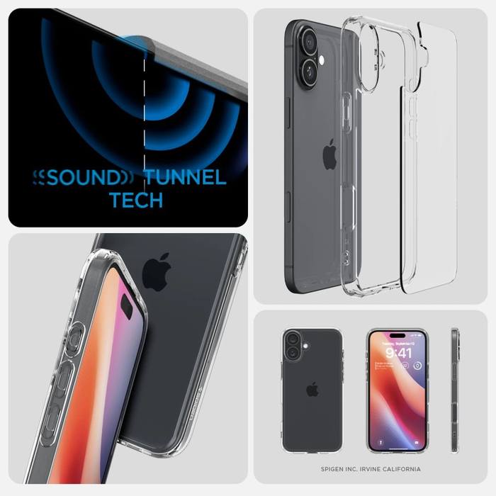 Spigen Ultra Hybrid Apple iPhone 16 Crystal Clear
