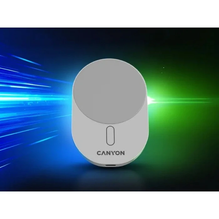 Canyon OnGrip 105 15W Qi2 Magnetic Car Charger - White