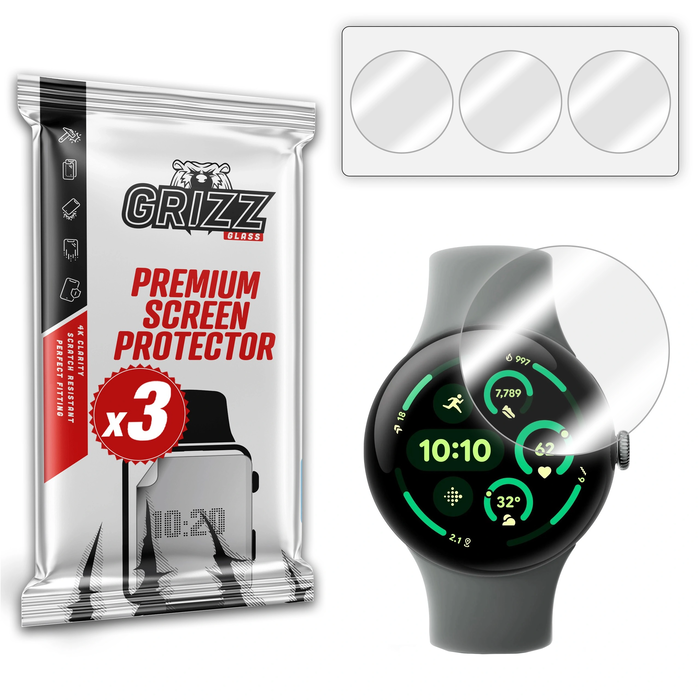 GrizzGlass Hydrofilm Google Pixel Watch 5 / 4 / 3 41mm