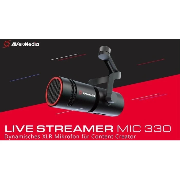 Μικρόφωνο AVerMedia Live Streamer Mic, XLR (AM330)