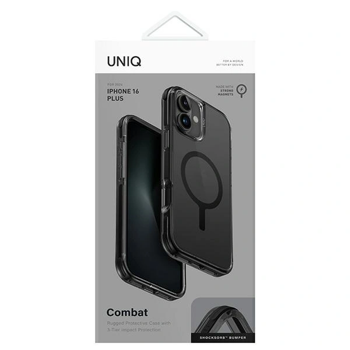 UNIQ Combat Apple iPhone 16 Plus MagClick Charging black